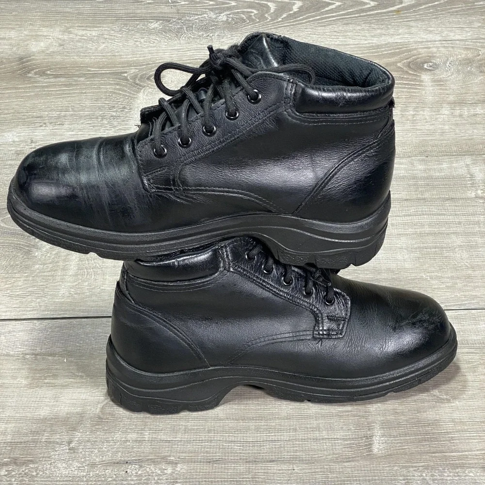 Thorogood Soft Streets Chukka Boots Men Premium Black Leather USA Made‎ Postal